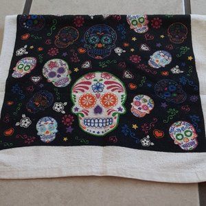 Halloween Skelton Towel